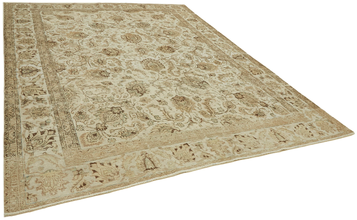 9x12 Beige Vintage Large Area Rug - 43342