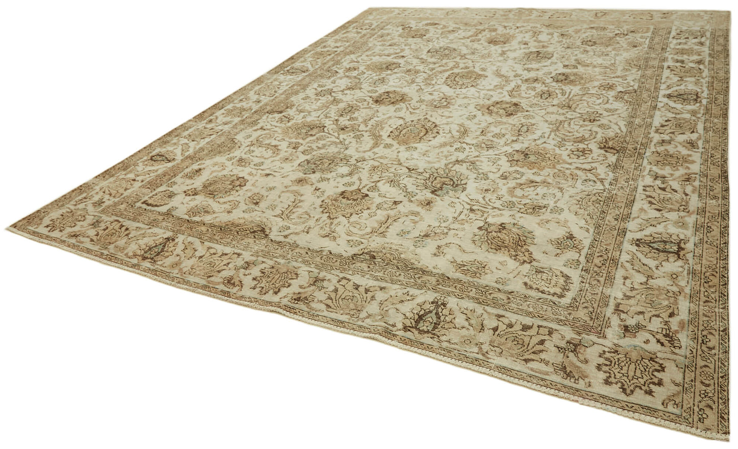 9x12 Beige Vintage Large Area Rug - 43342