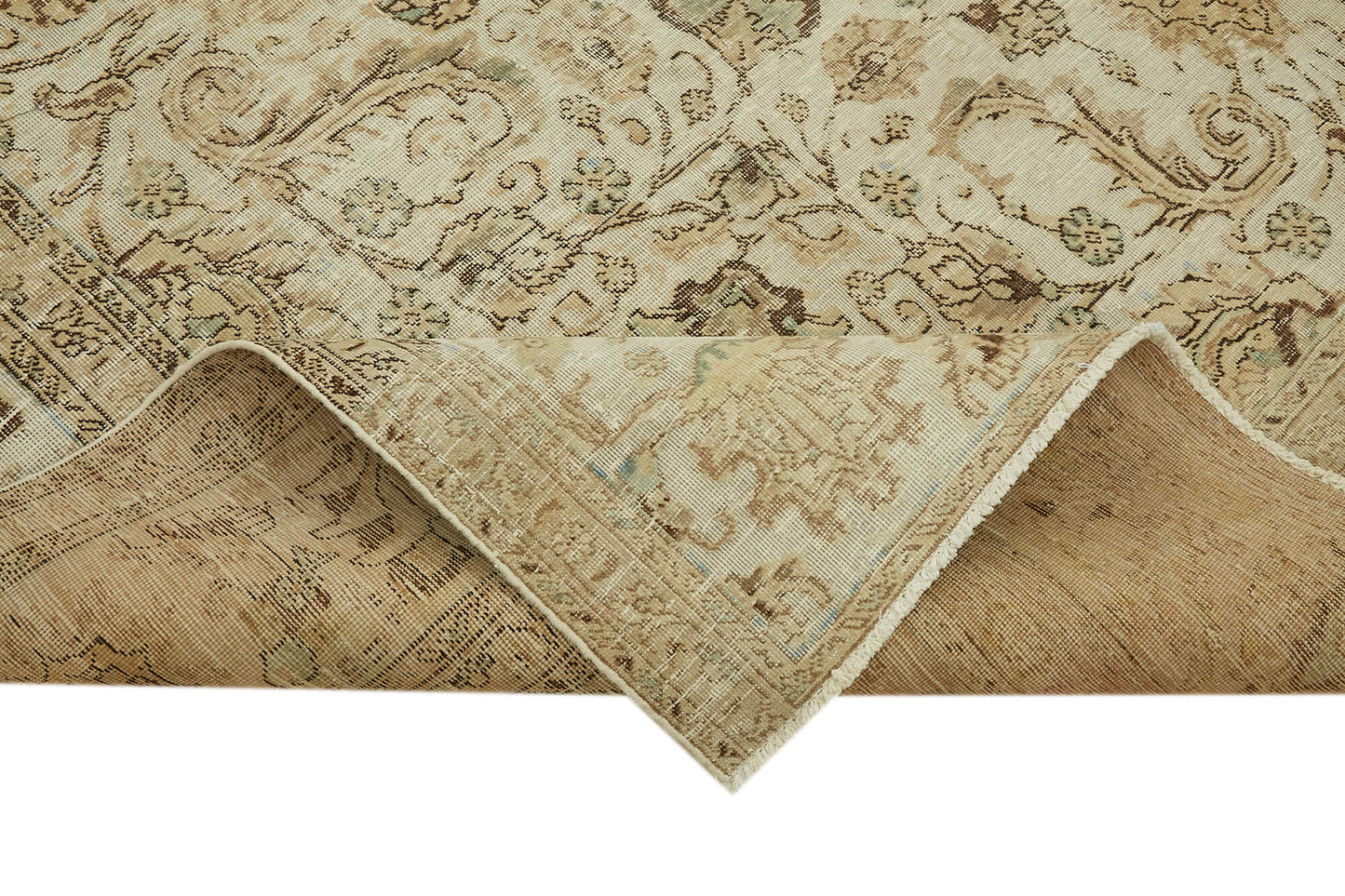 9x12 Beige Vintage Large Area Rug - 43342