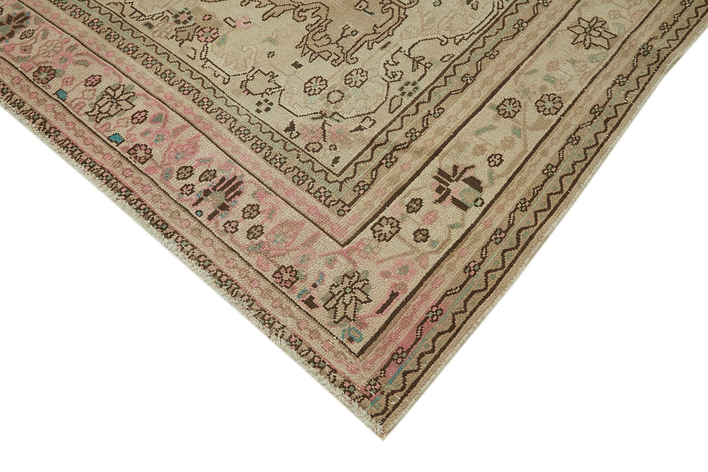 10x13 Beige Vintage Large Area Rug - 43343