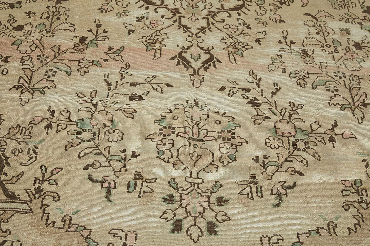 10x13 Beige Vintage Large Area Rug - 43343