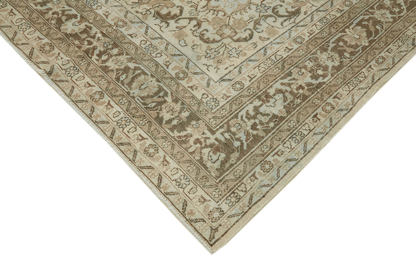 10x13 Beige Vintage Large Area Rug - 43344