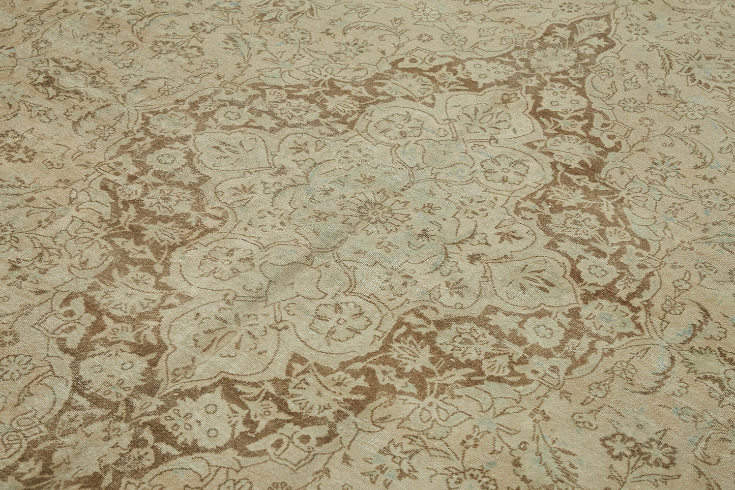 11x18 Beige Vintage Large Area Rug - 43351