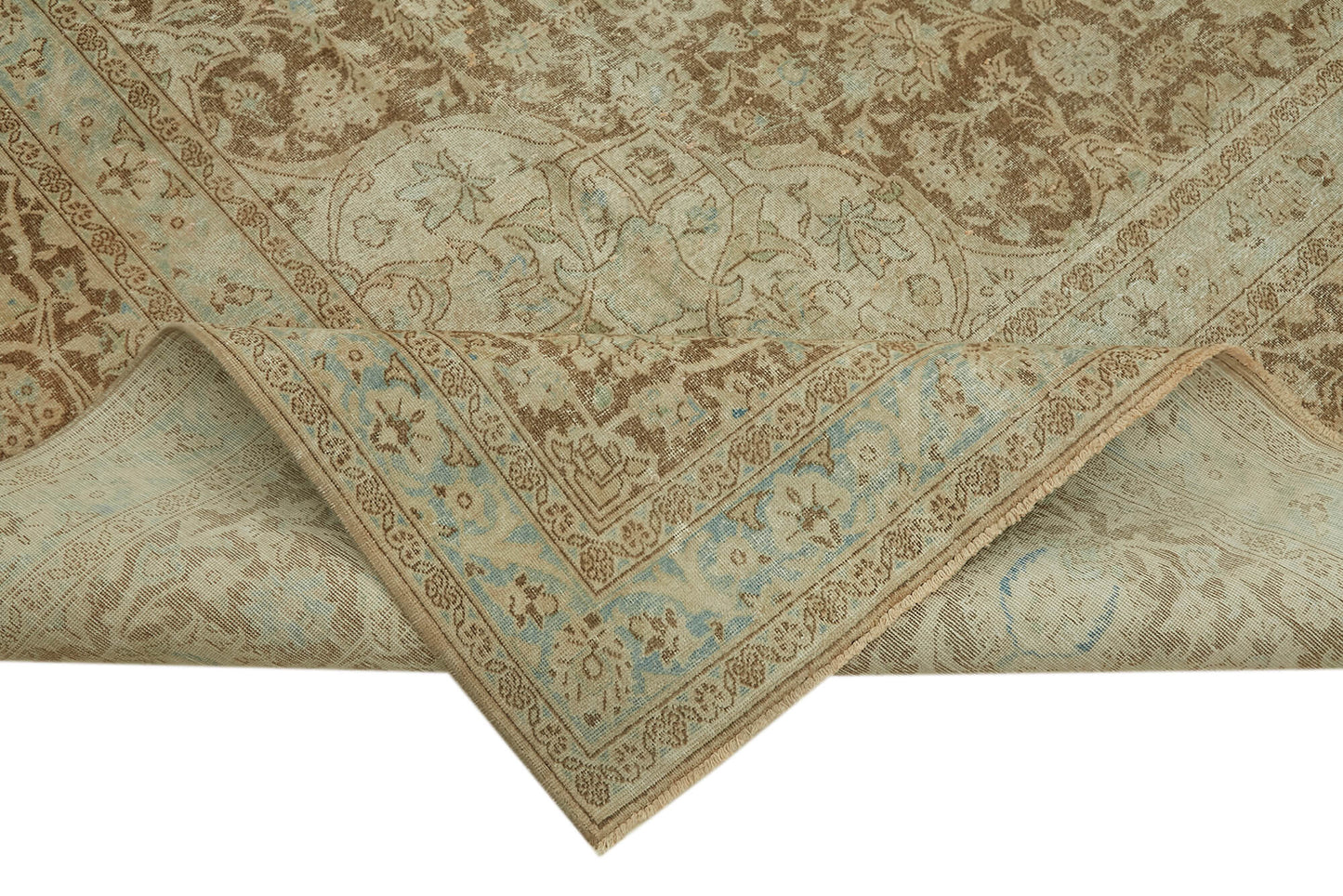 11x18 Beige Vintage Large Area Rug - 43351