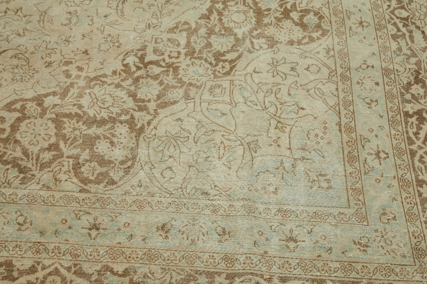 11x18 Beige Vintage Large Area Rug - 43351