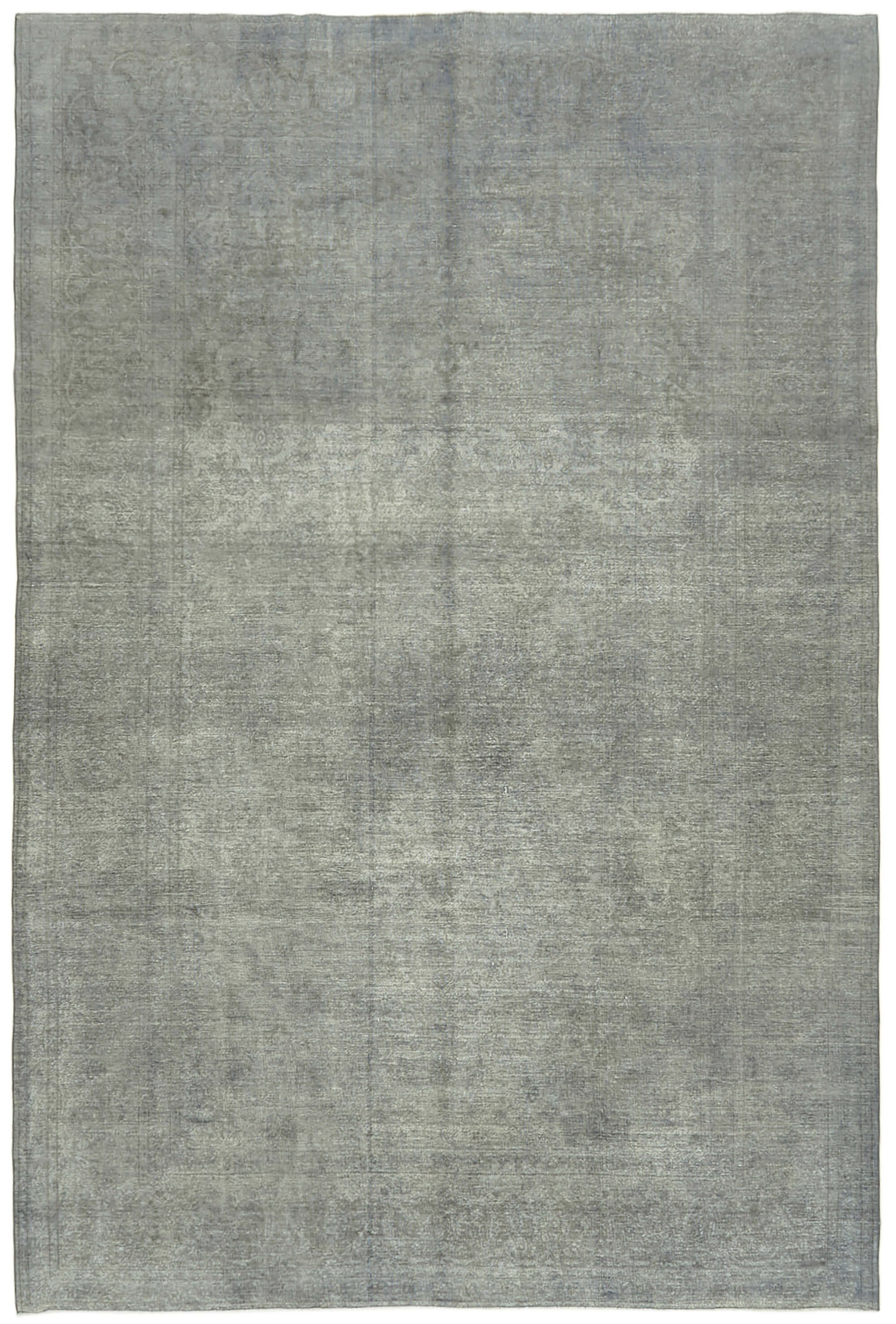 9x14 Grey Overdyed Large Area Rug - 43352