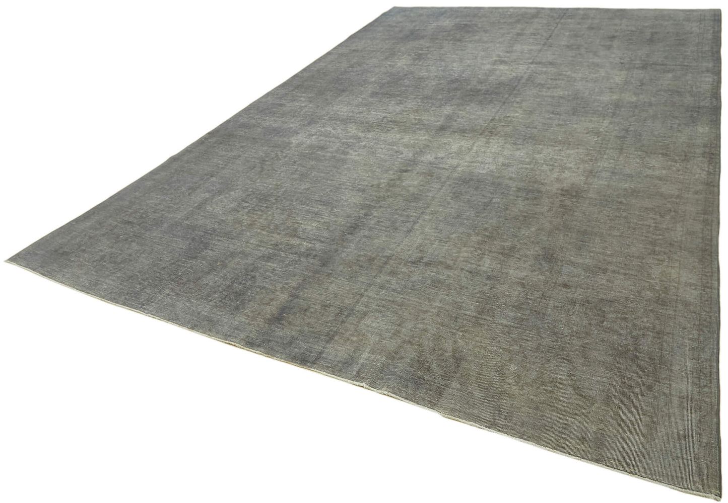 9x14 Grey Overdyed Large Area Rug - 43352