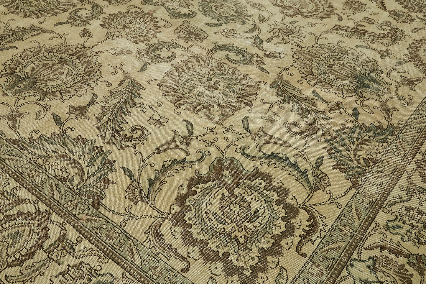 12x18 Beige Vintage Large Area Rug - 43355