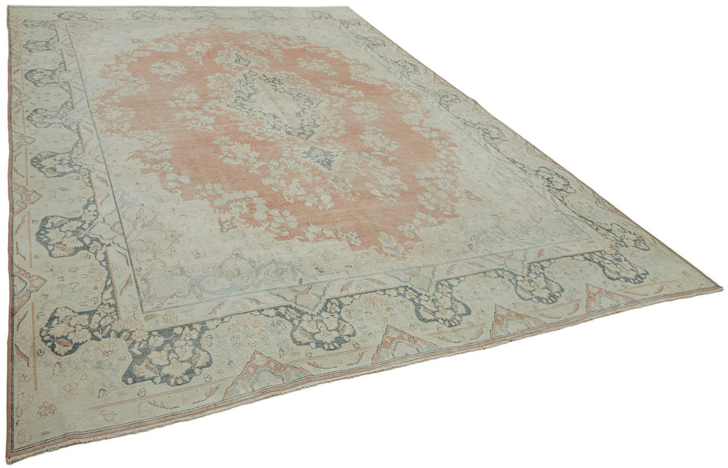 9x13 Beige Vintage Large Area Rug - 43356