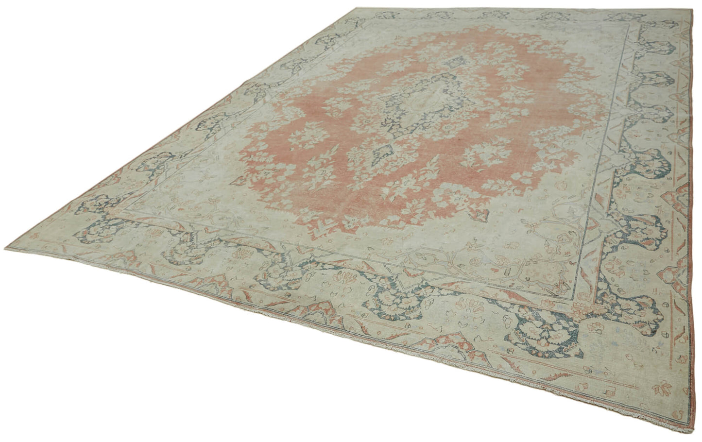 9x13 Beige Vintage Large Area Rug - 43356