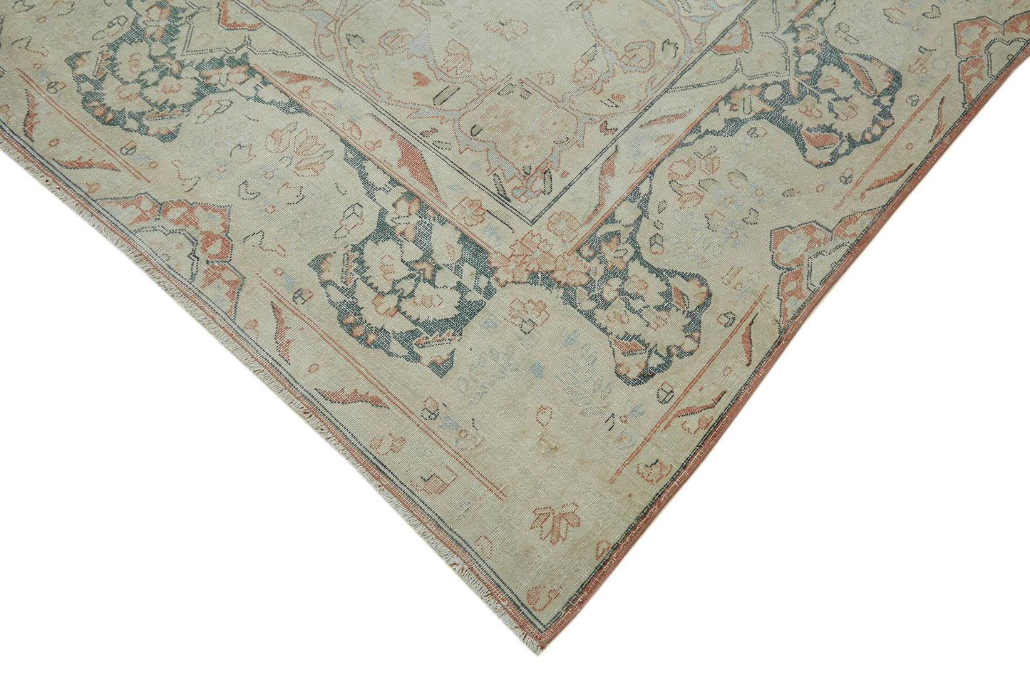 9x13 Beige Vintage Large Area Rug - 43356