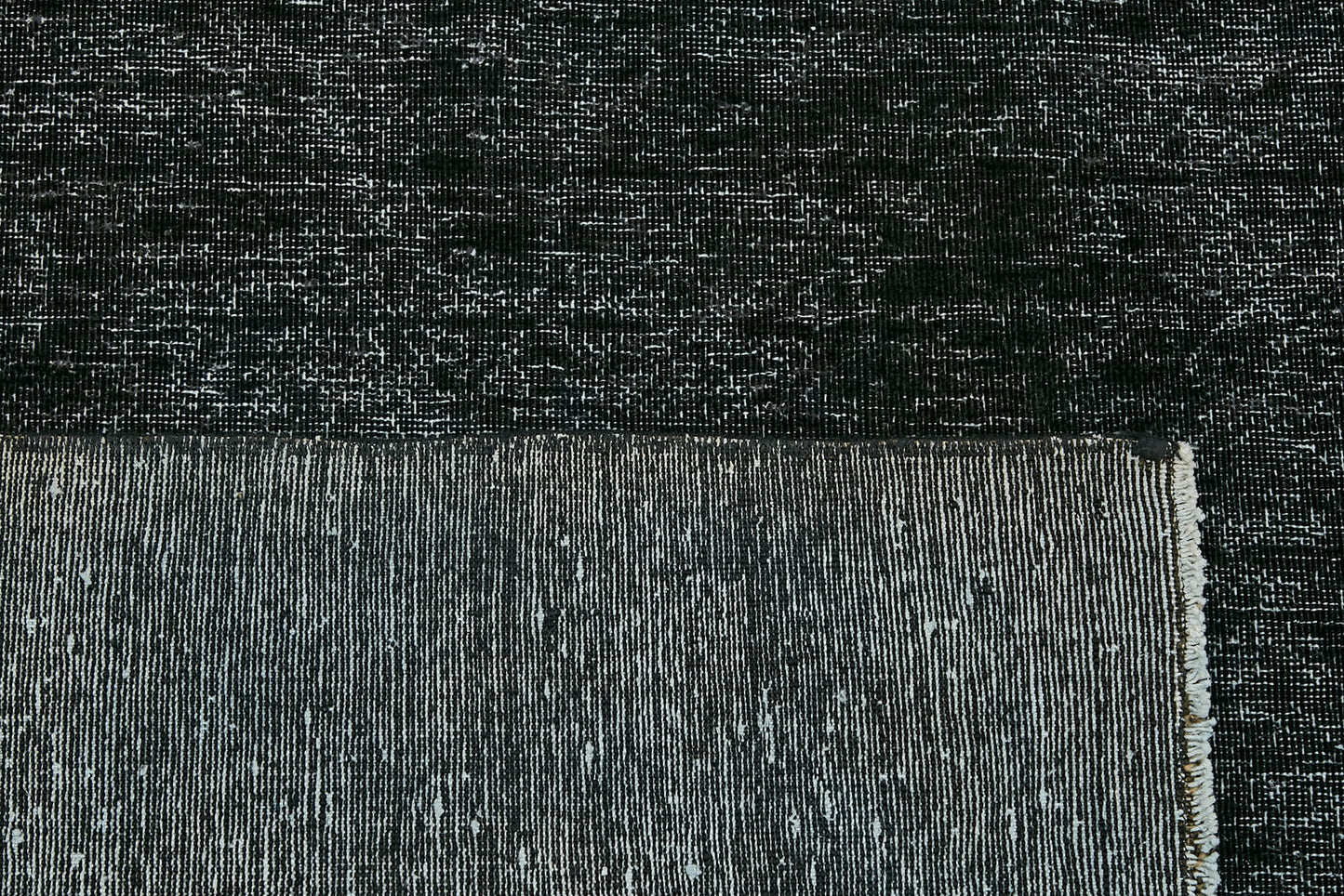 10x15 Black Overdyed Large Area Rug - 43358