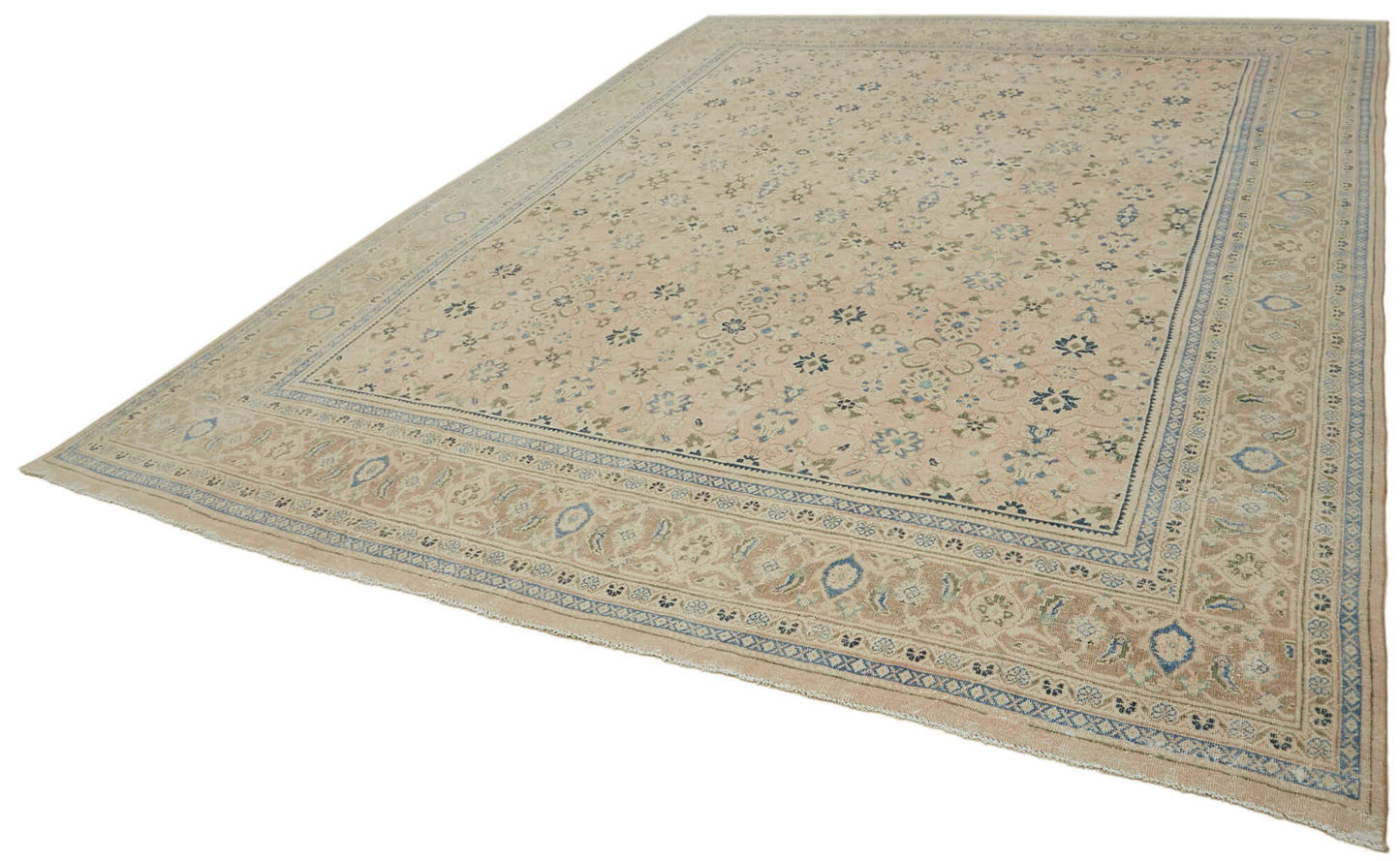 10x13 Beige Vintage Large Area Rug - 43365