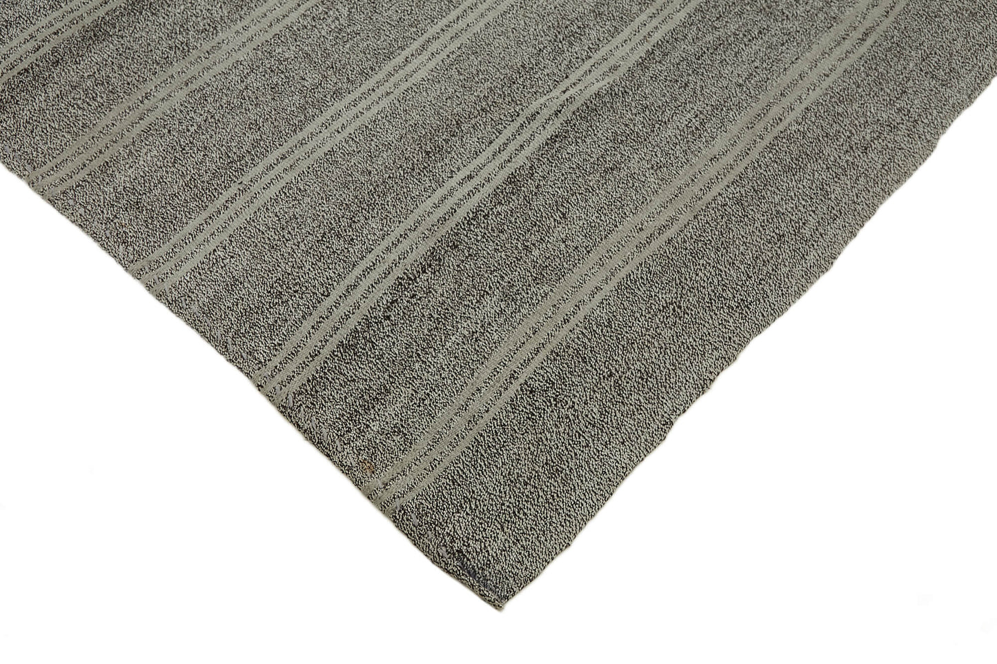 7x9 Grey Anatolian Kilim Rug - 43475