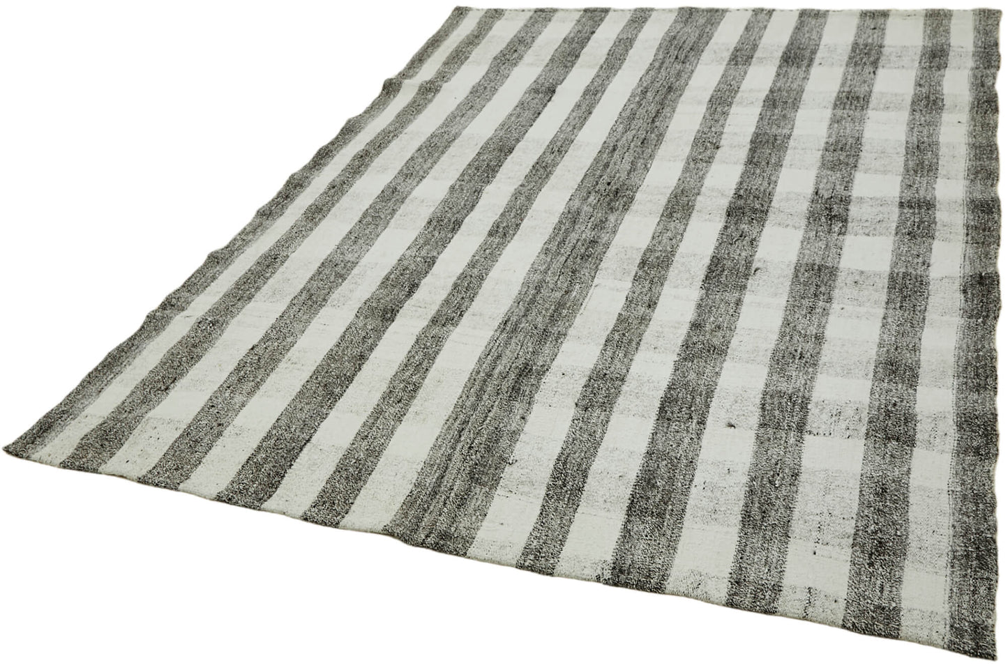 6x8 Grey Anatolian Kilim Rug - 43483