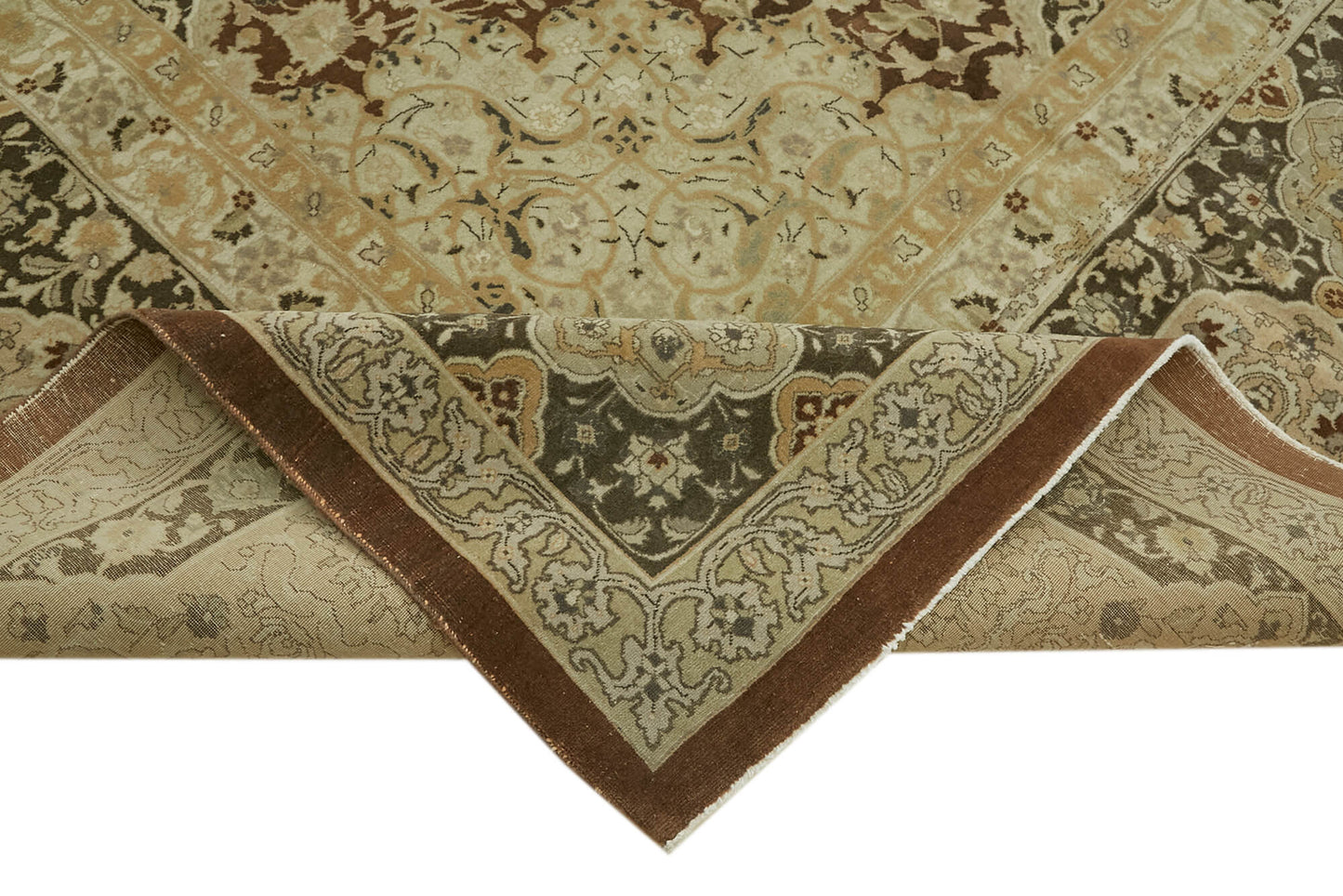 13x19 Beige Oushak Rug - 43505