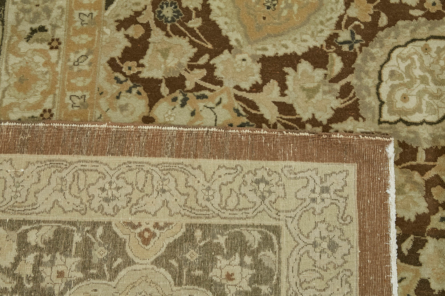 13x19 Beige Oushak Rug - 43505