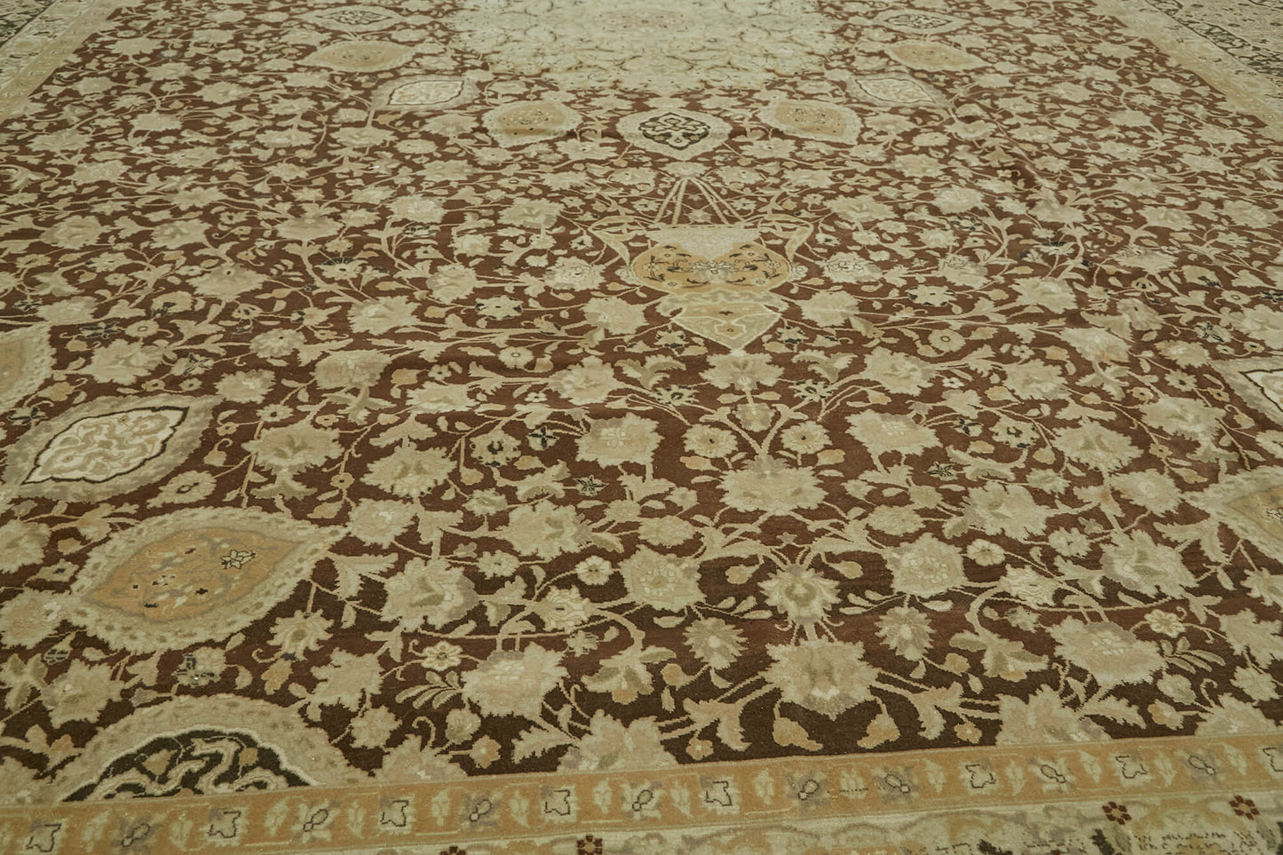 13x19 Beige Oushak Rug - 43505