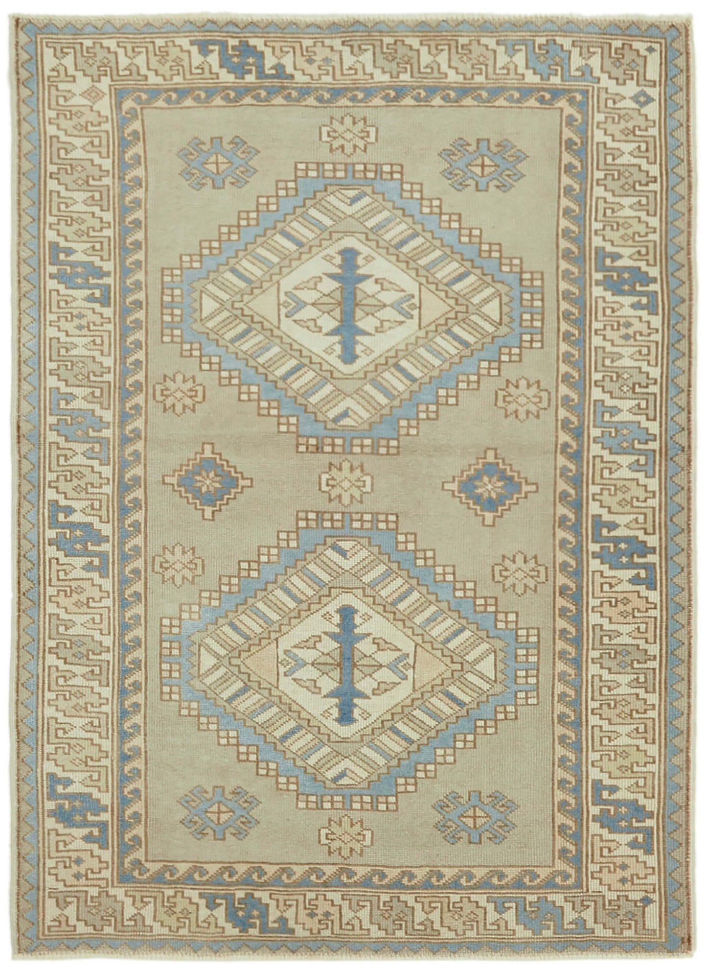 5x7 Beige Anatolian Rug - 43593