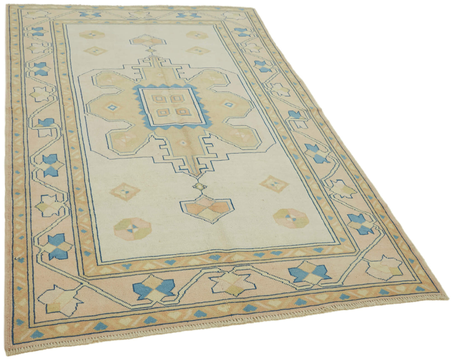 5x8 Beige Anatolian Rug - 43597