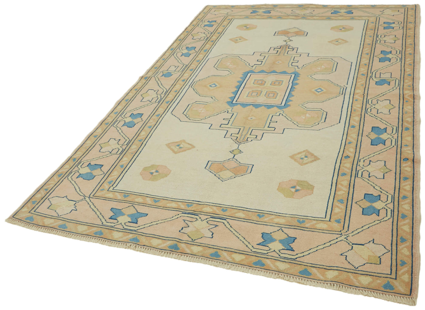 5x8 Beige Anatolian Rug - 43597