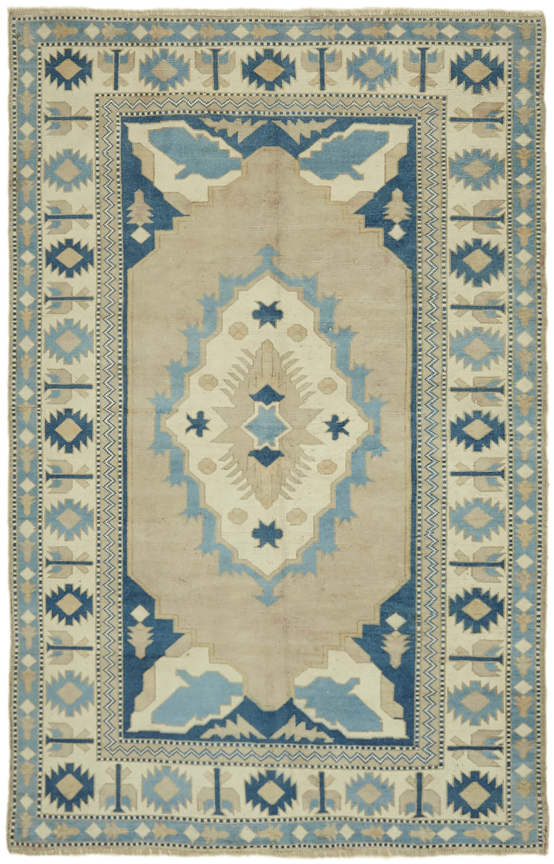 6x8 Beige Anatolian Rug - 43606