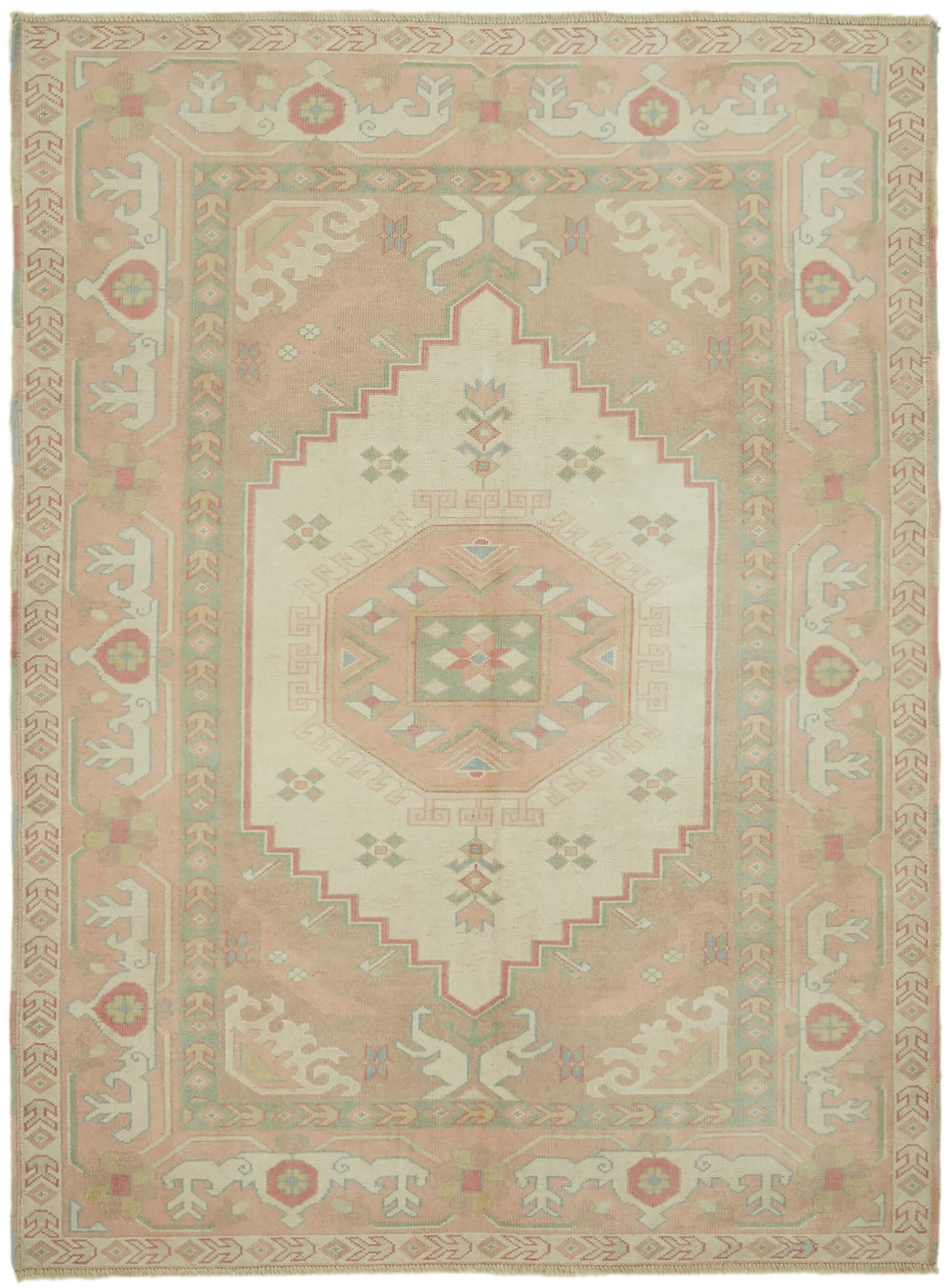 6x8 Beige Anatolian Rug - 43607