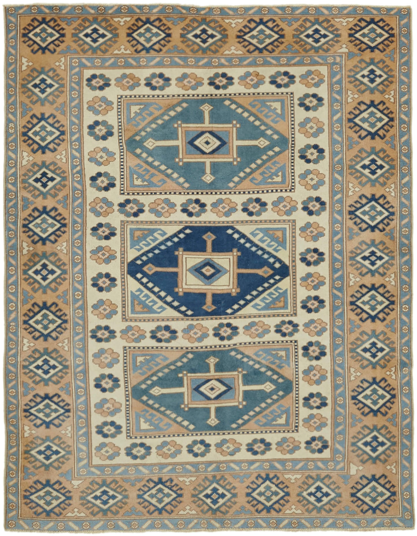 6x7 Beige Anatolian Rug - 43608