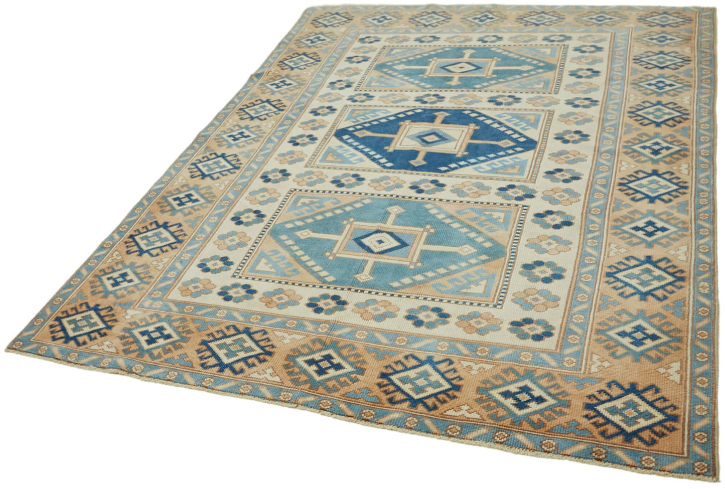 6x7 Beige Anatolian Rug - 43608