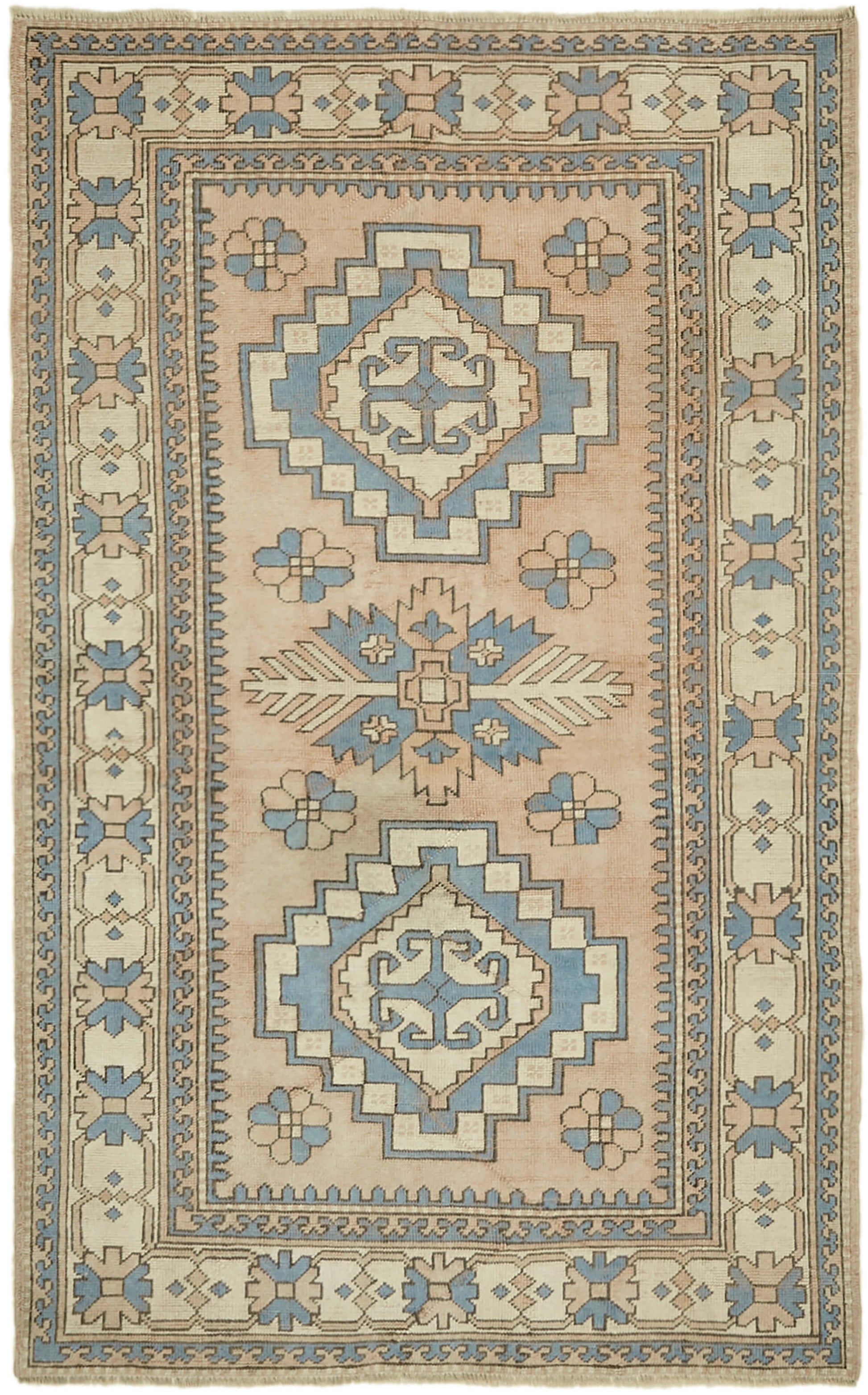 5x8 Beige Anatolian Rug - 43609