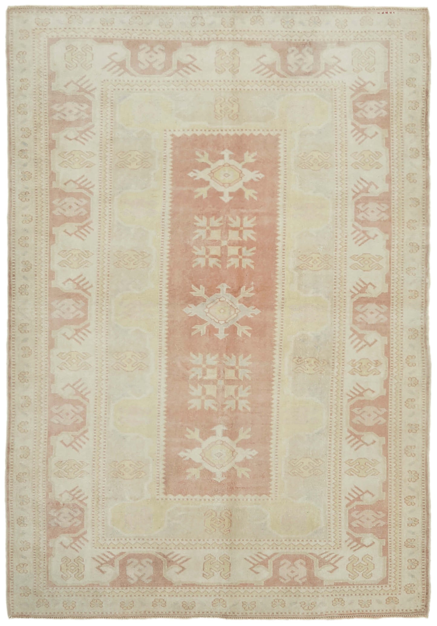 5x8 Beige Anatolian Rug - 43611