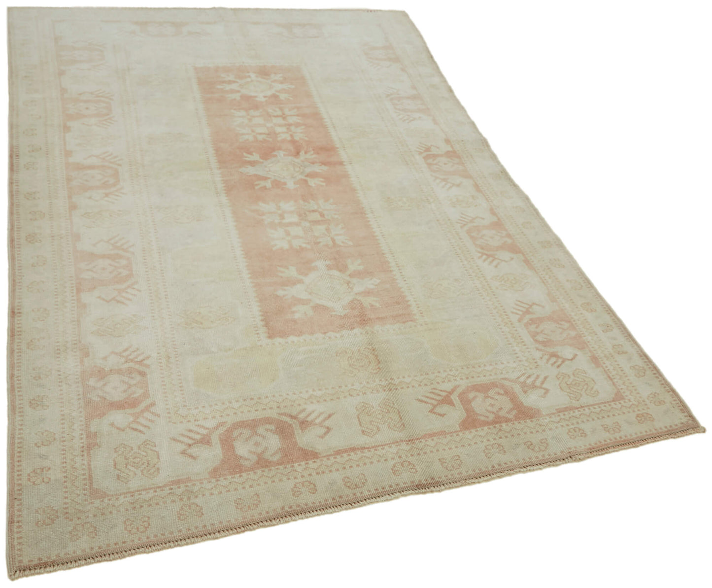 5x8 Beige Anatolian Rug - 43611