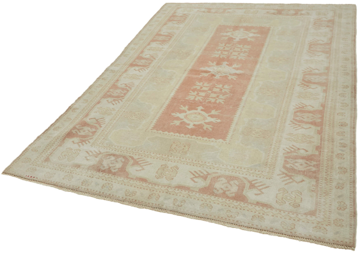 5x8 Beige Anatolian Rug - 43611