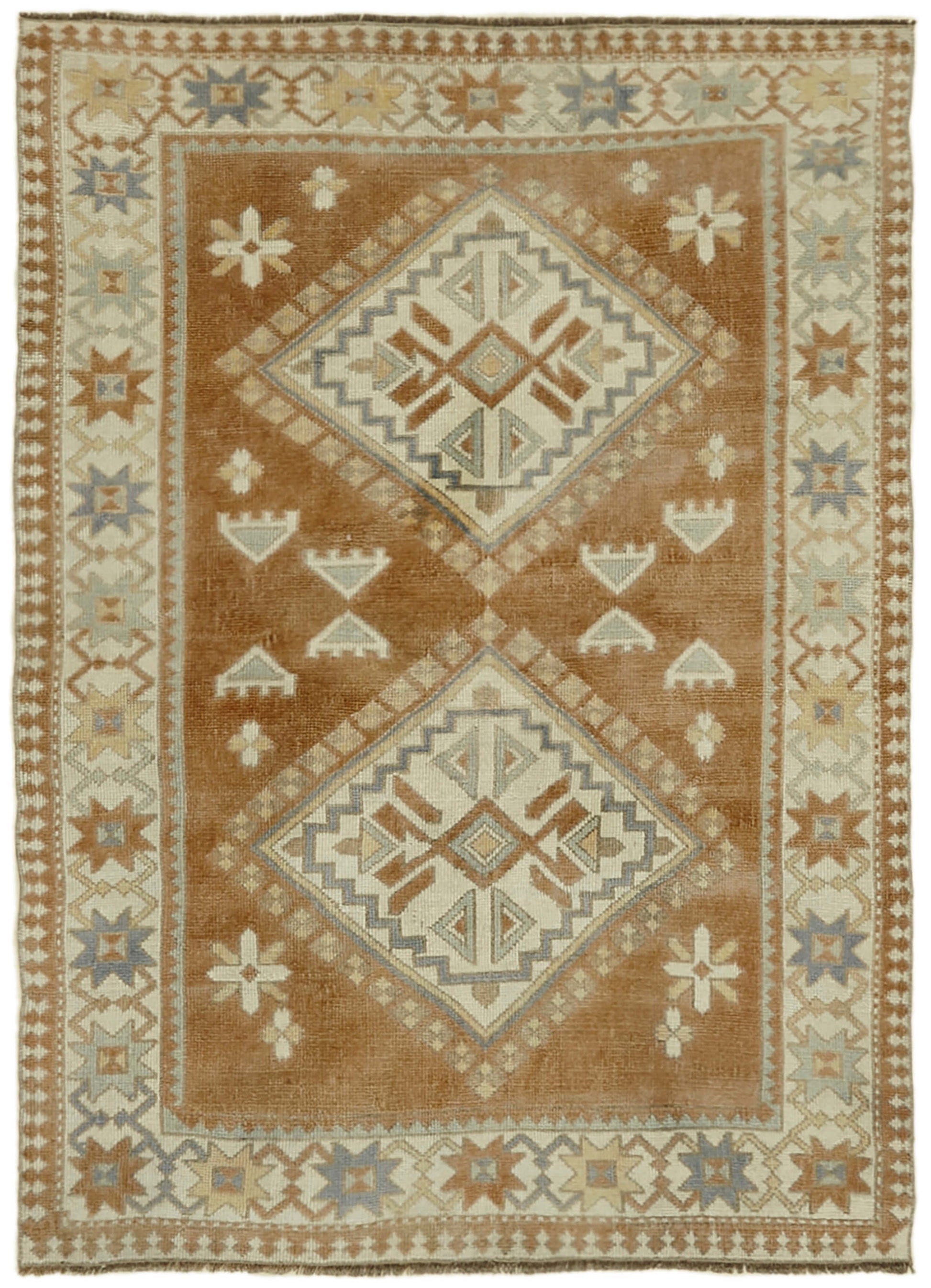 4x6 Beige Anatolian Rug - 43617