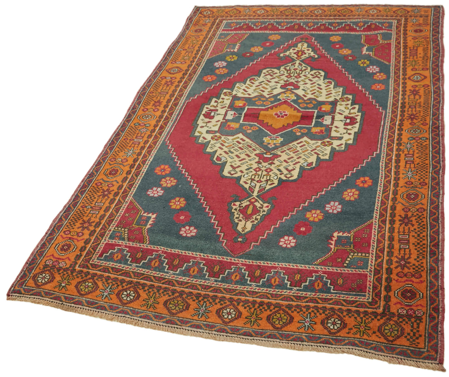 4x7 Blue Anatolian Rug - 43635