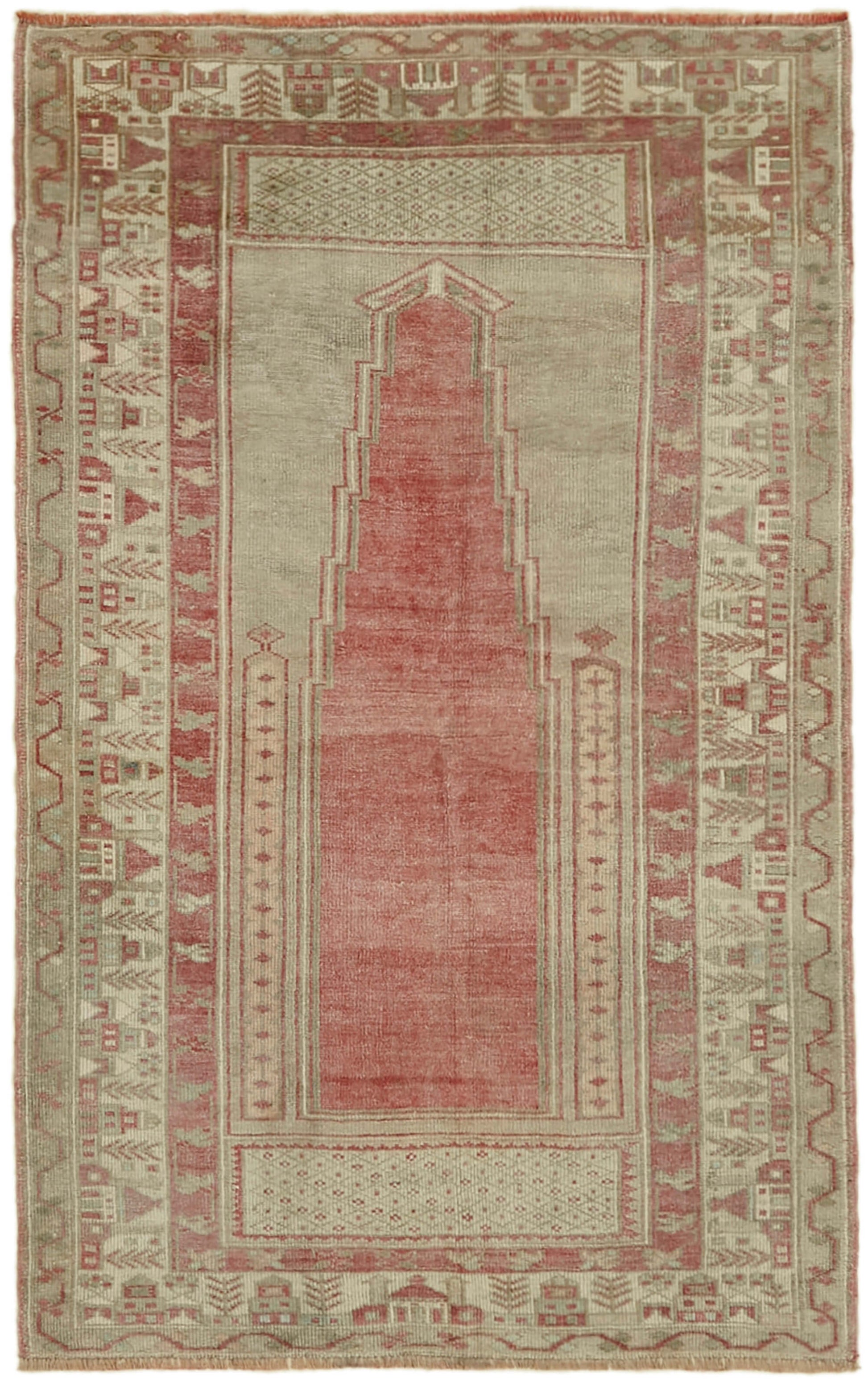 4x6 Beige Anatolian Rug - 43637