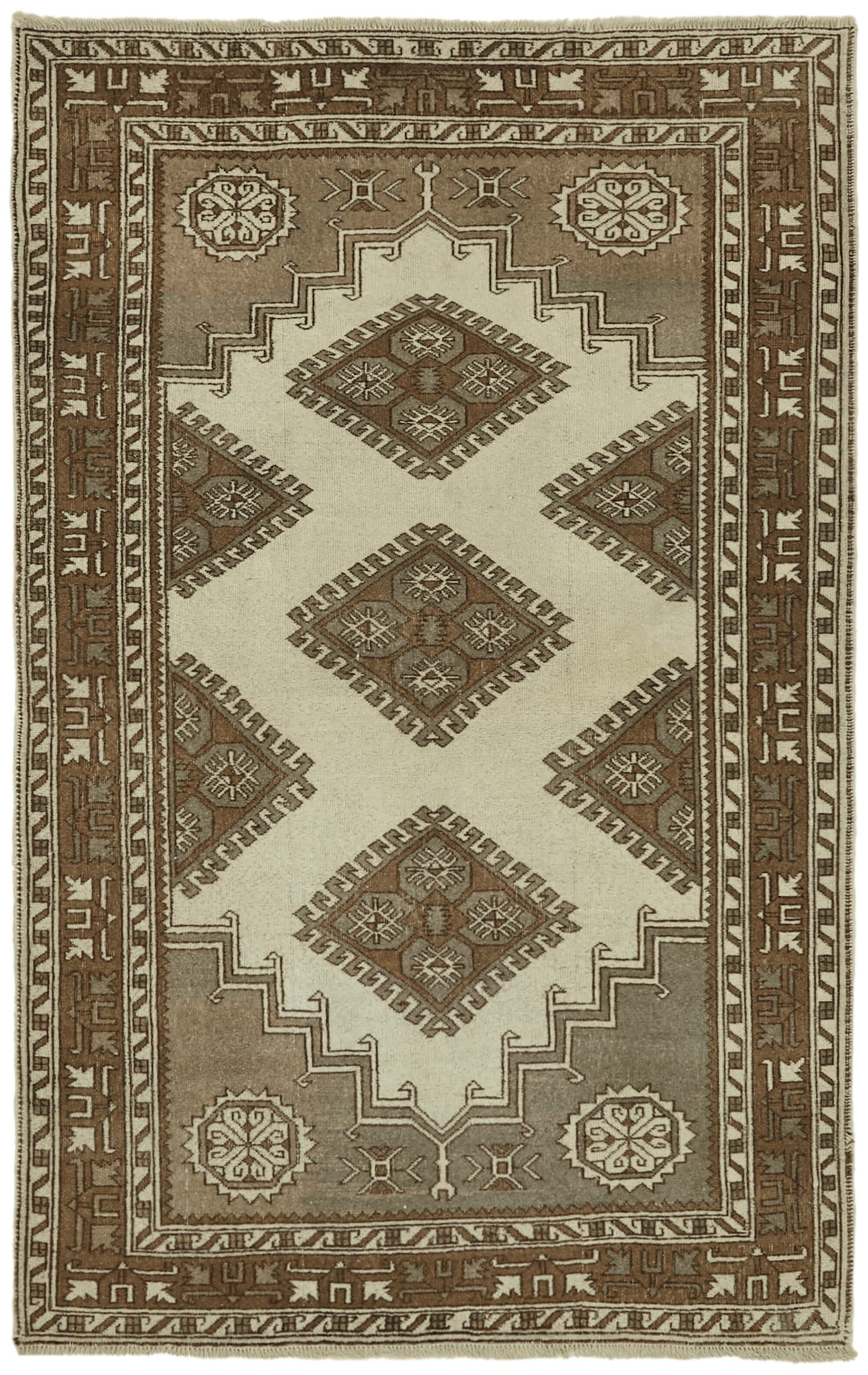 5x7 Beige Anatolian Rug - 43659