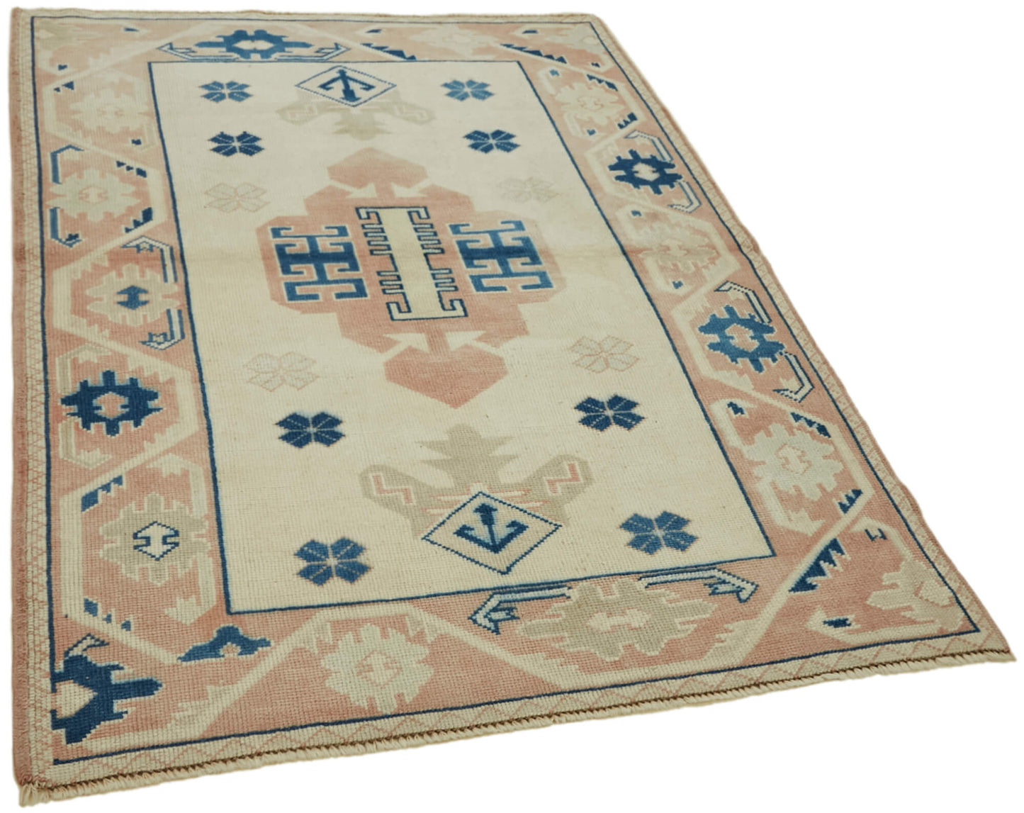 4x5 Beige Anatolian Rug - 43664