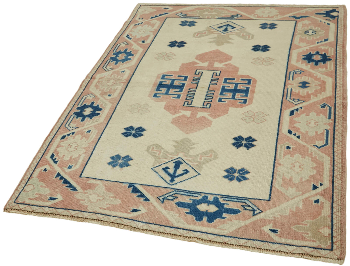 4x5 Beige Anatolian Rug - 43664