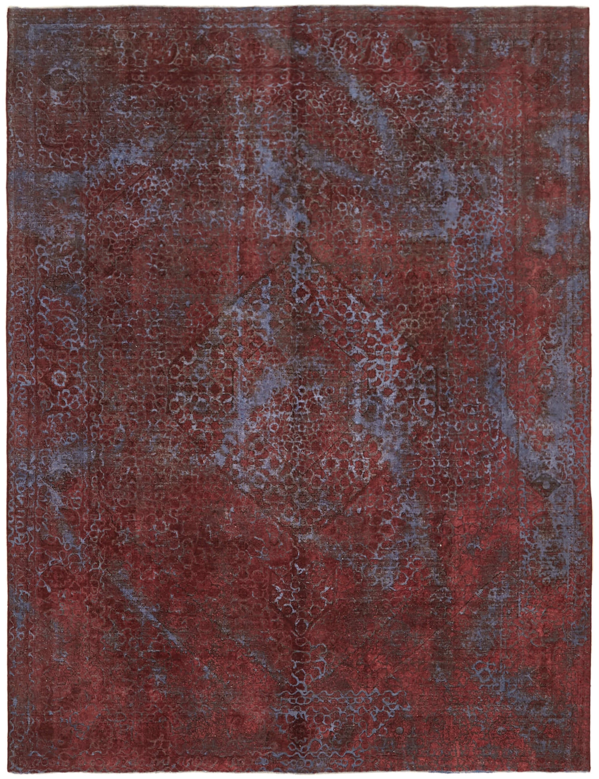 10x12 Red Overdyed Large Area Rug - 43940