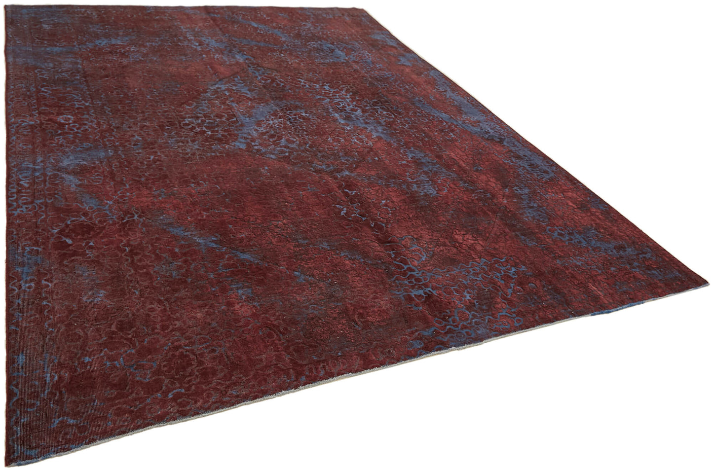 10x12 Red Overdyed Large Area Rug - 43940