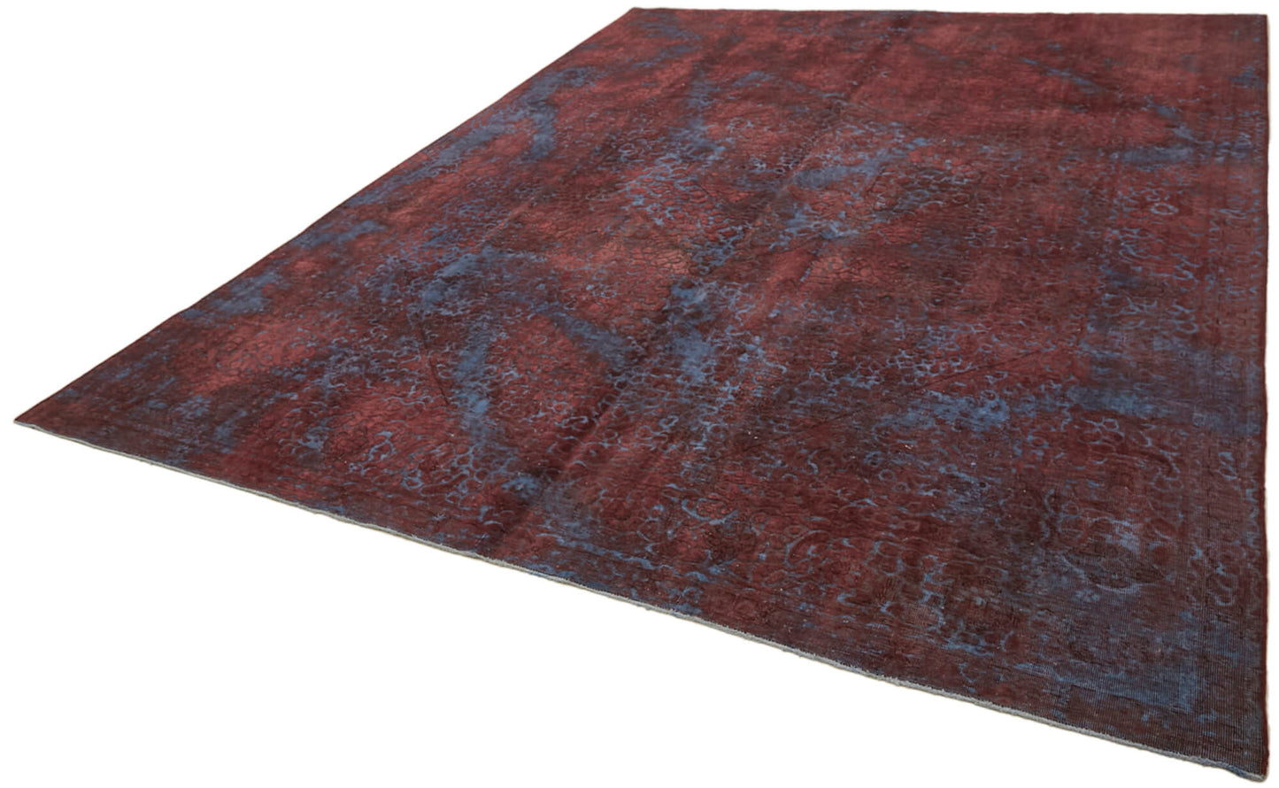 10x12 Red Overdyed Large Area Rug - 43940