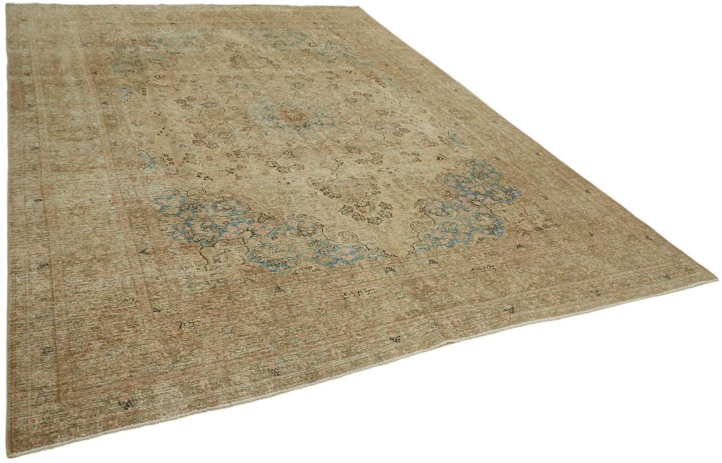 10x13 Beige Vintage Large Area Rug - 43942