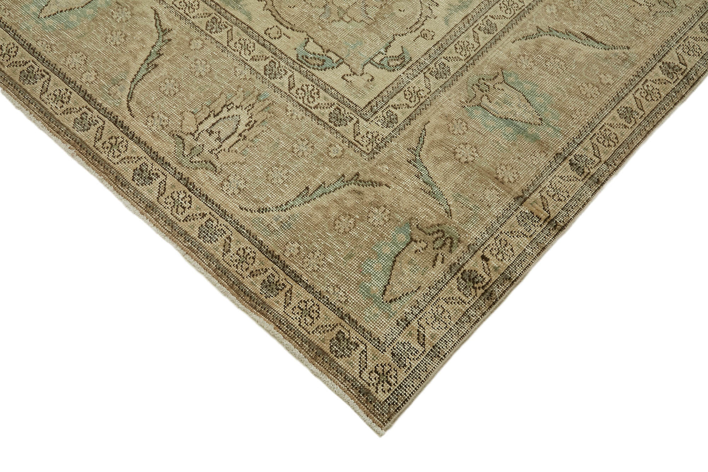 10x13 Beige Vintage Large Area Rug - 43944