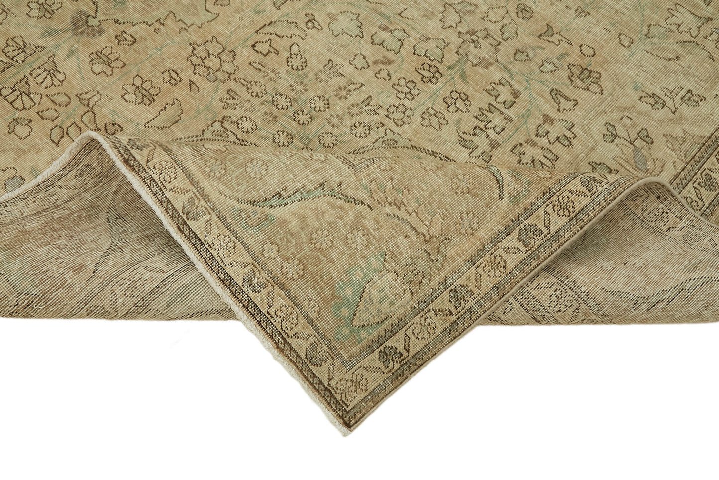 10x13 Beige Vintage Large Area Rug - 43944