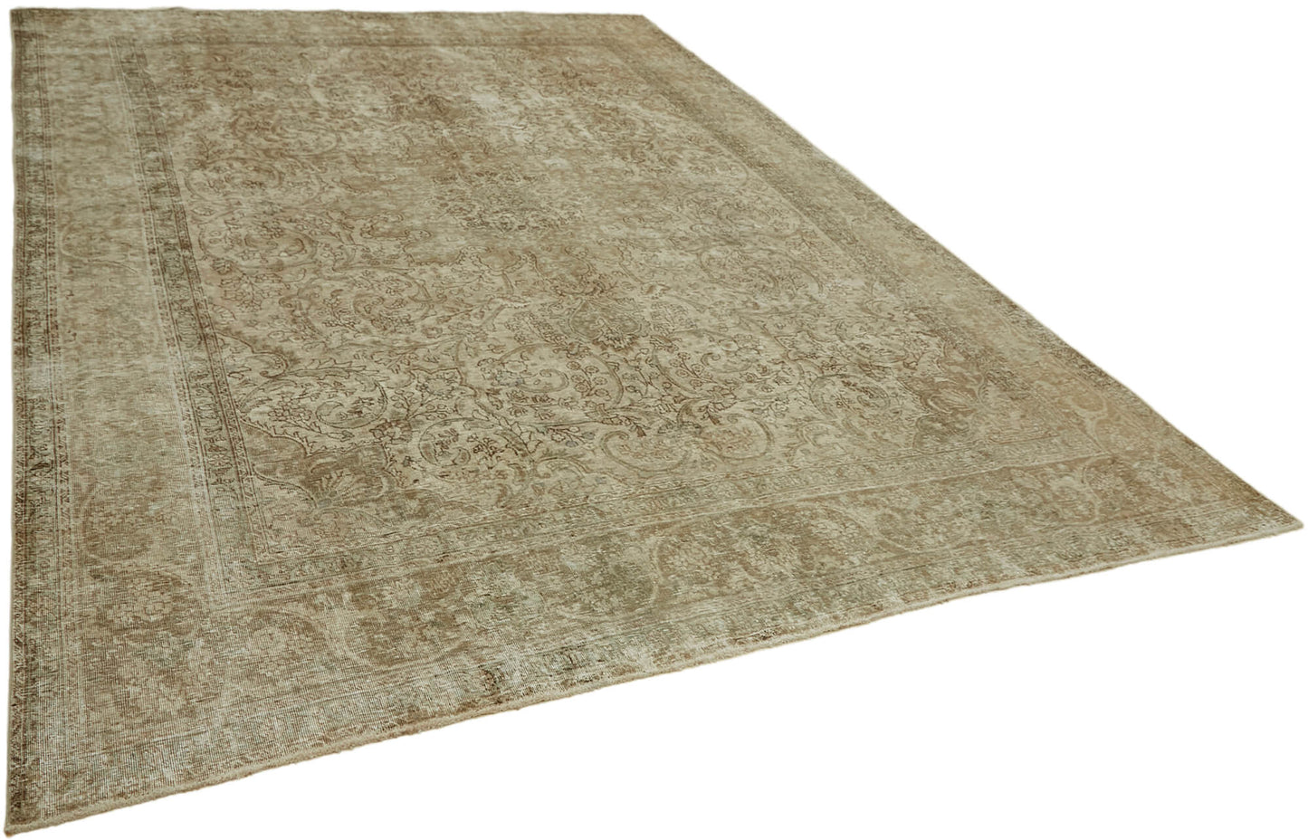 9x12 Beige Vintage Large Area Rug - 43945