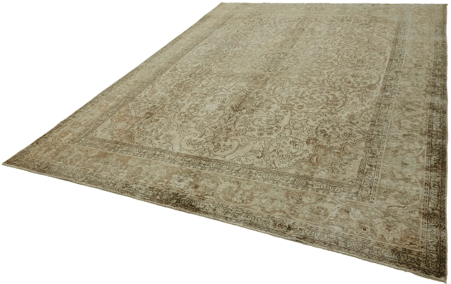 9x12 Beige Vintage Large Area Rug - 43945