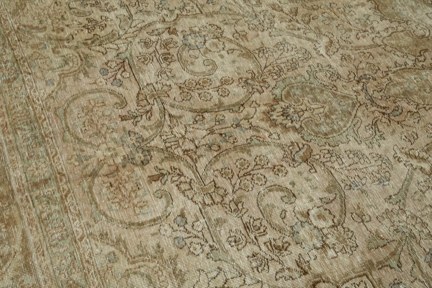 9x12 Beige Vintage Large Area Rug - 43945