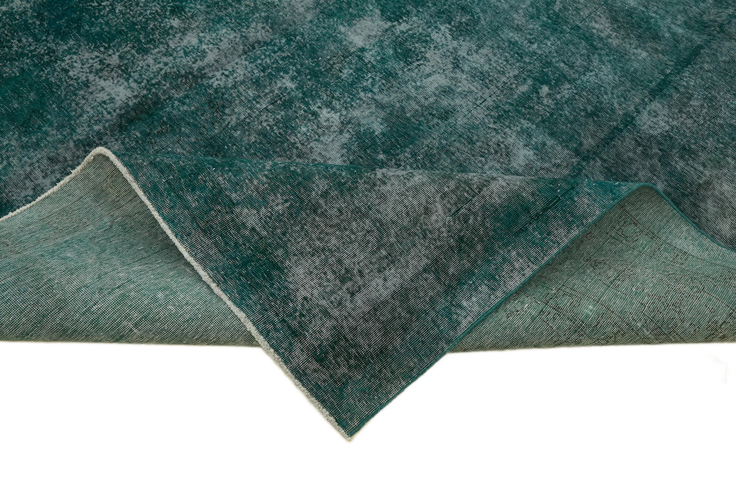 10x13 Turquoise Overdyed Large Area Rug - 43946