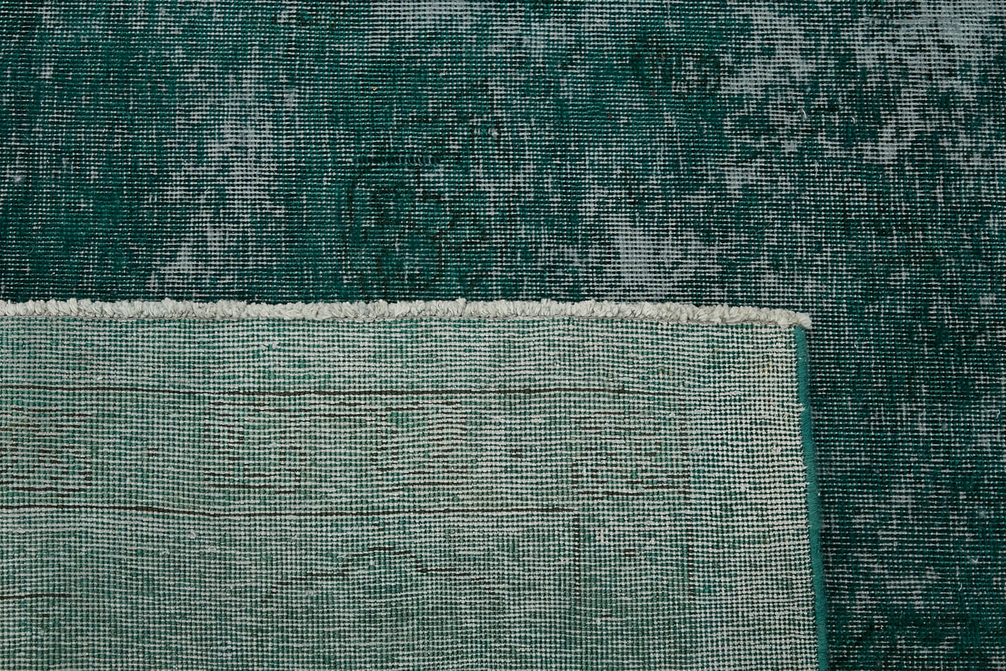 10x13 Turquoise Overdyed Large Area Rug - 43946